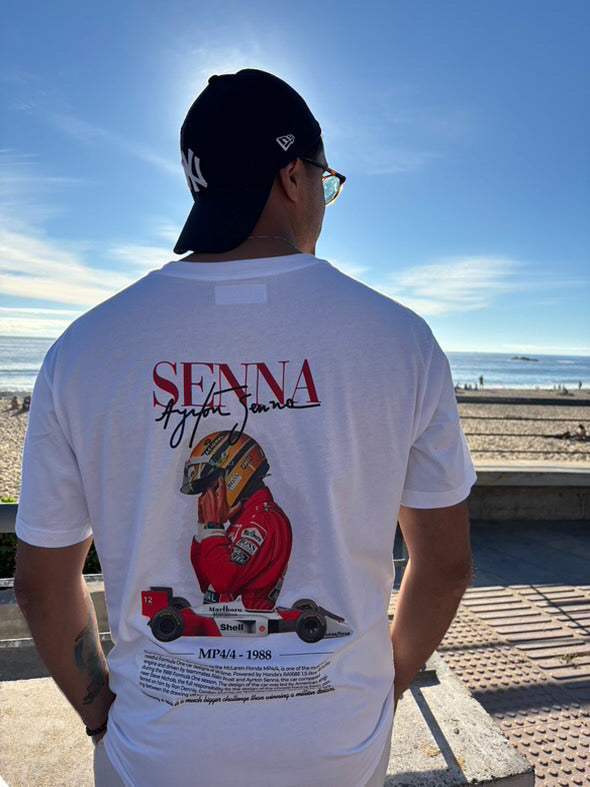 Polera Unisex Ayrton Senna MP4/4 1988