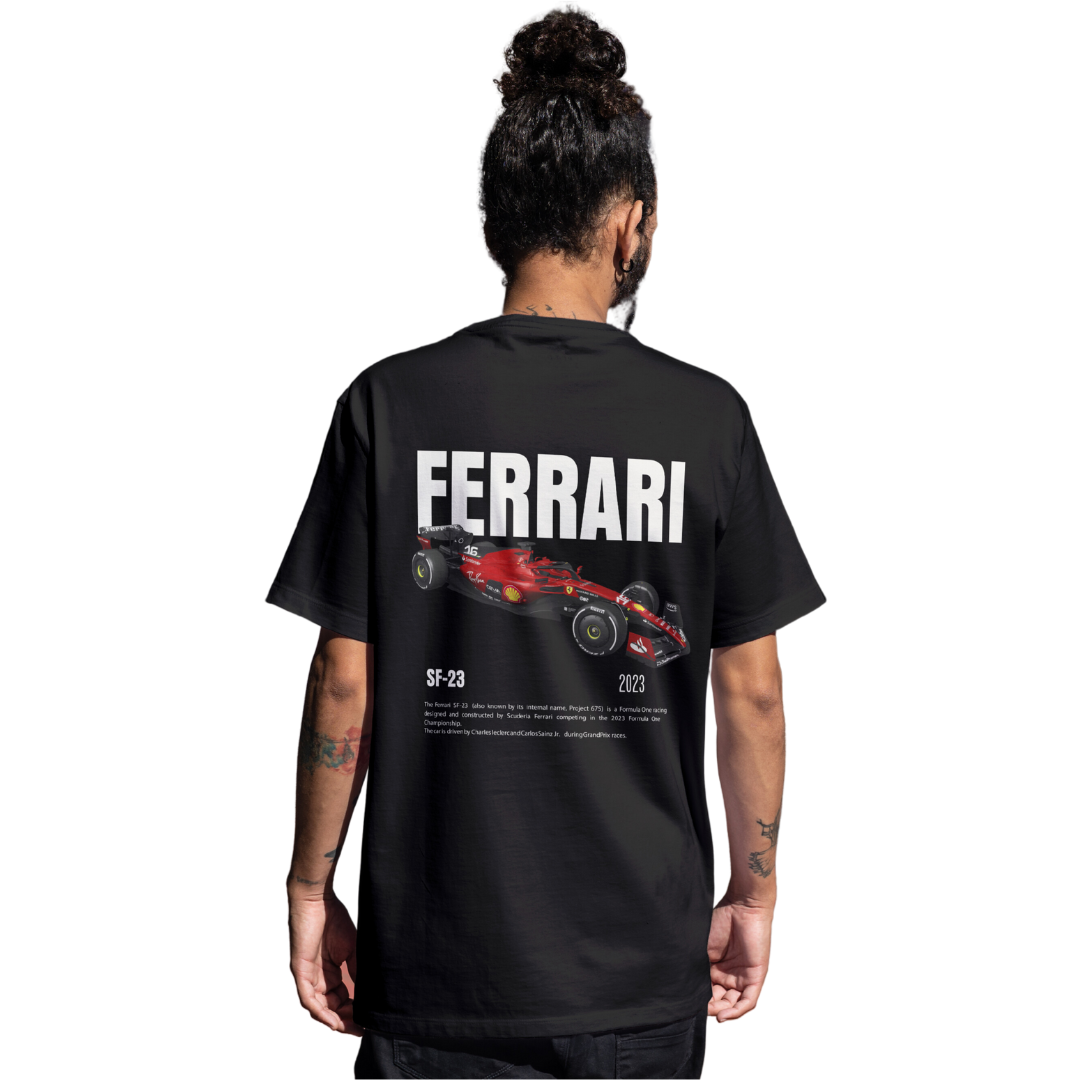 Camiseta Ferrari Minimal - ExtremeDesigns