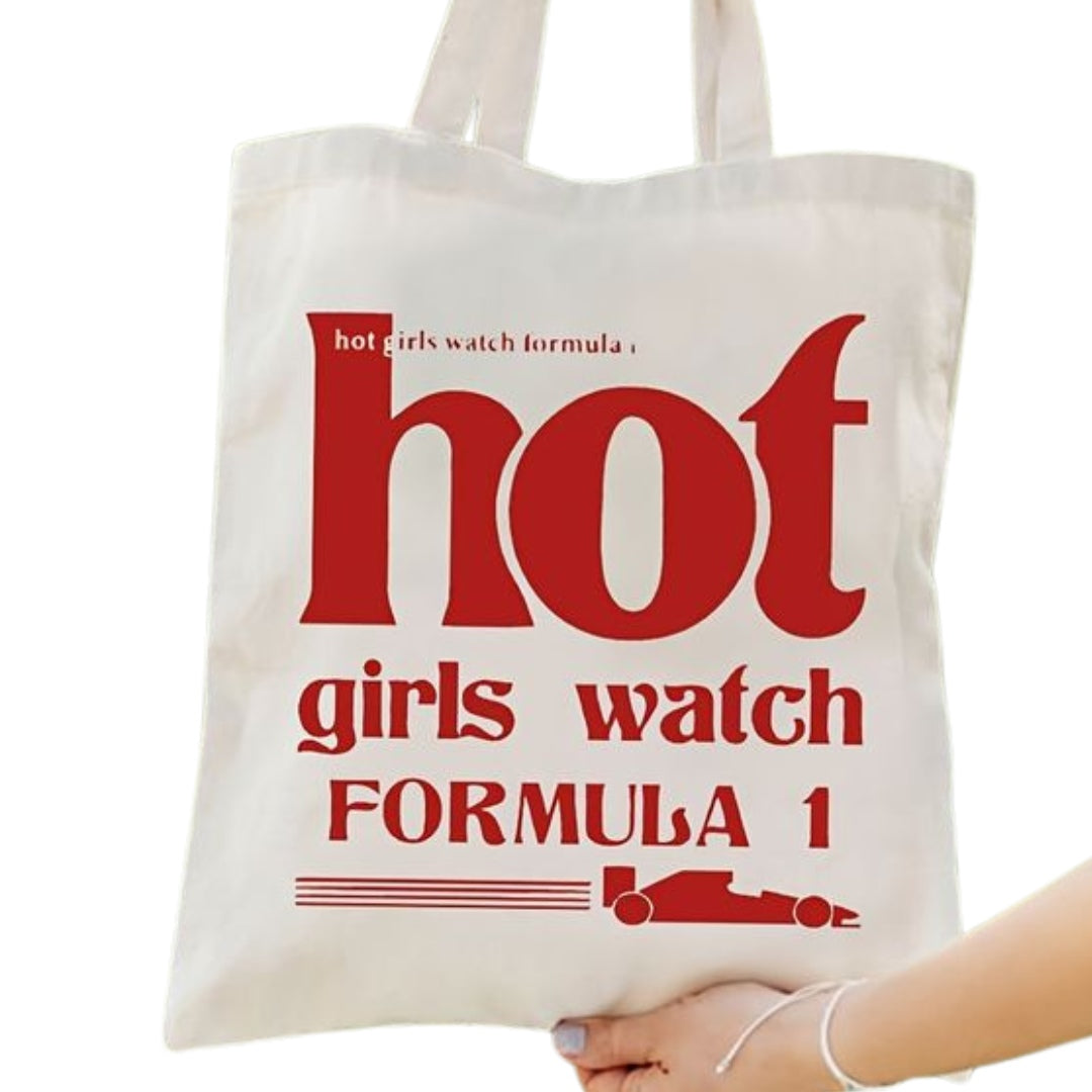 Tote bag HOT GIRLS WATCH F1