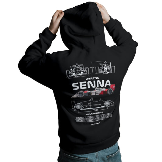 Poleron Unisex Ayrton Senna MP4/4