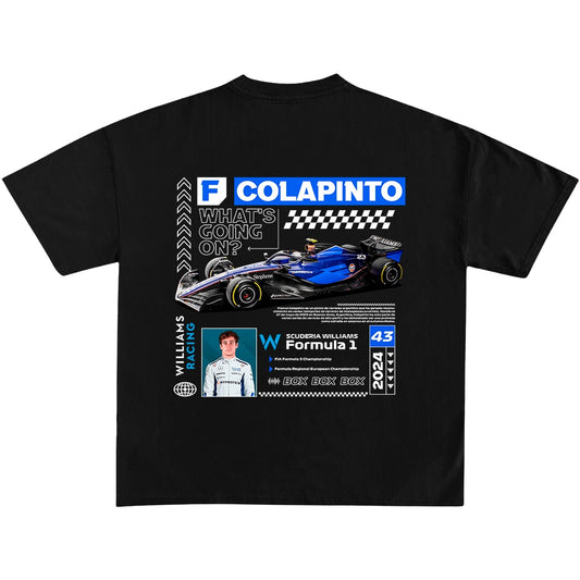 Polera Unisex Franco Colapinto F1