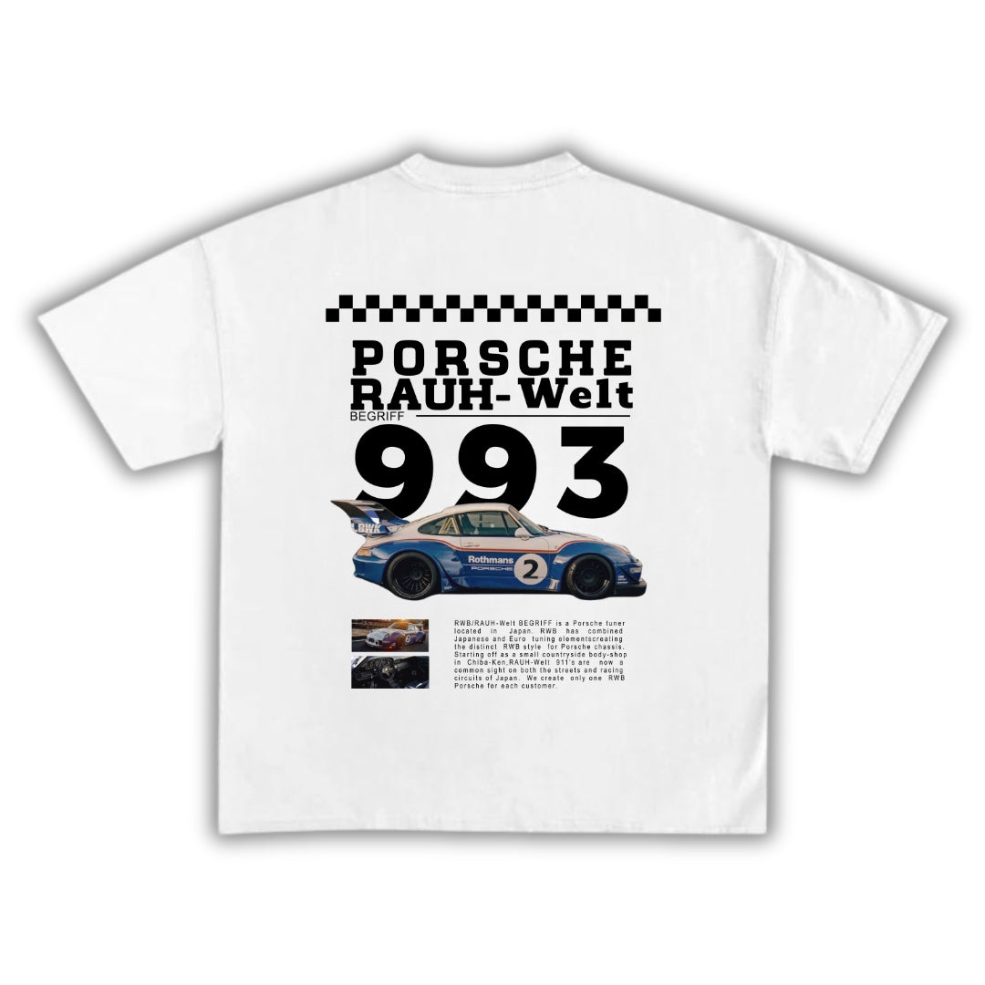 Polera Unisex Porsche RAUH-Welt 993