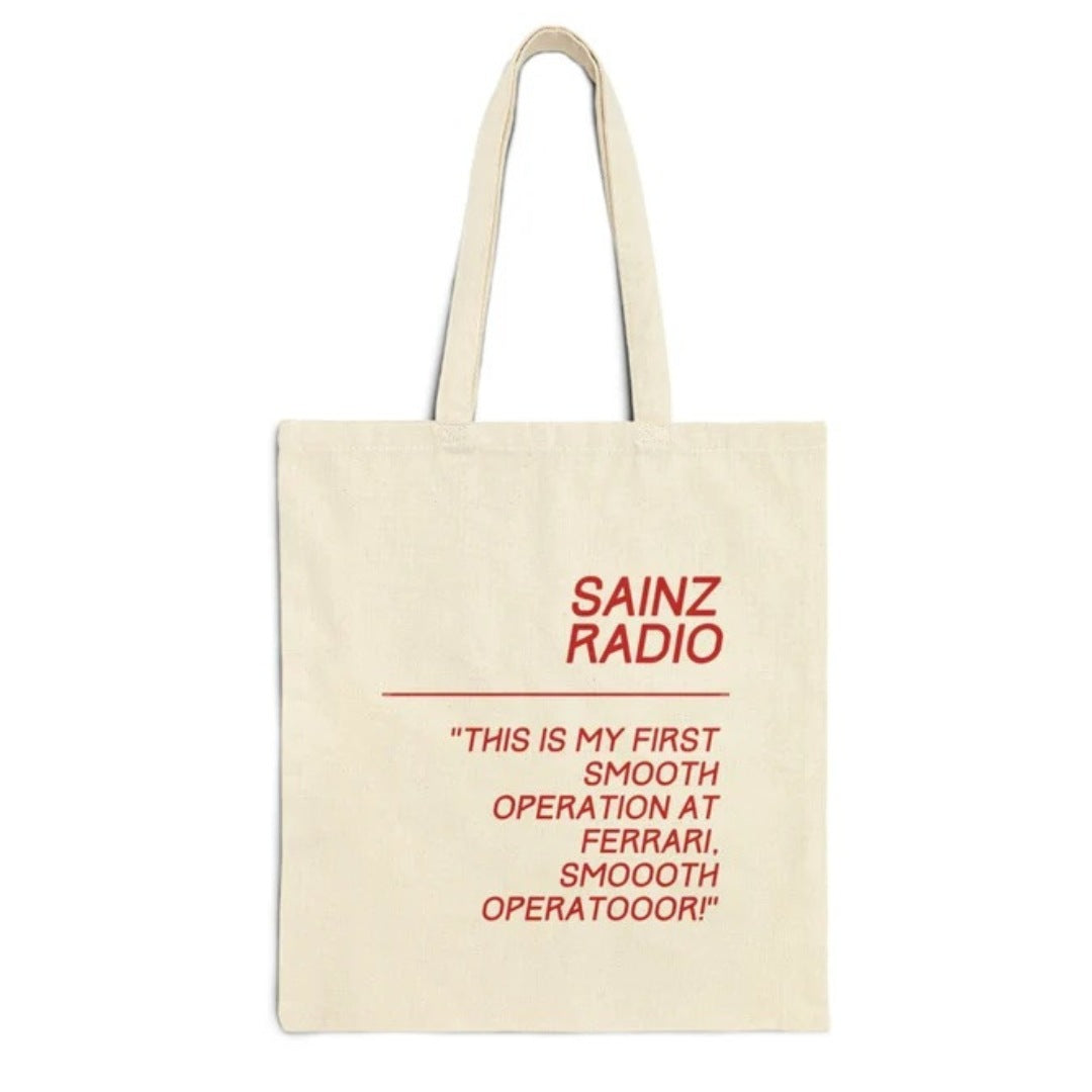 Tote bag CARLOS SAINZ SMOOTH OPERATOR F1